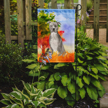 Load image into Gallery viewer, Fall Staffordshire Bull Terrier Garden Flag - Outdoor Decorative Yard Flag CK1962GF