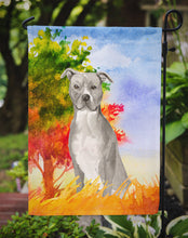 Load image into Gallery viewer, Fall Staffordshire Bull Terrier Garden Flag - Outdoor Decorative Yard Flag CK1962GF