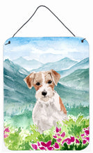 Load image into Gallery viewer, Mountian Flowers Jack Russell Terrier Wall or Door Hanging Prints CK1963DS1216