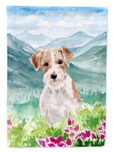 Load image into Gallery viewer, Mountian Flowers Jack Russell Terrier Garden Flag - Outdoor Decorative Yard Flag CK1963GF