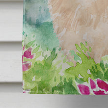 Load image into Gallery viewer, Mountian Flowers Pomeranian Flag Canvas House Size CK1970CHF