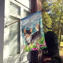 Load image into Gallery viewer, Mountian Flowers Chihuahua Flag Canvas House Size CK1972CHF