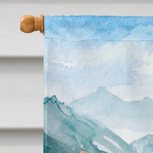 Load image into Gallery viewer, Mountian Flowers Chihuahua Flag Canvas House Size CK1972CHF
