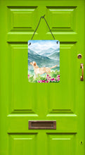 Load image into Gallery viewer, Mountian Flowers Yellow Labrador Wall or Door Hanging Prints CK1973DS1216
