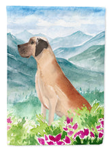 Load image into Gallery viewer, Mountian Flowers Great Dane Flag Canvas House Size CK1976CHF