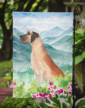 Load image into Gallery viewer, Mountian Flowers Great Dane Garden Flag - Outdoor Decorative Yard Flag CK1976GF