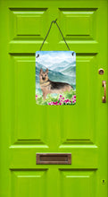 Load image into Gallery viewer, Mountian Flowers German Shepherd Wall or Door Hanging Prints CK1977DS1216