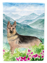 Load image into Gallery viewer, Mountian Flowers German Shepherd Garden Flag - Outdoor Decorative Yard Flag CK1977GF