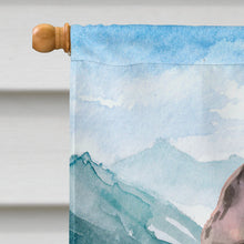 Load image into Gallery viewer, Mountian Flowers Fawn French Bulldog Flag Canvas House Size CK1978CHF
