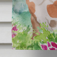 Load image into Gallery viewer, Mountian Flowers English Bulldog Flag Canvas House Size CK1979CHF