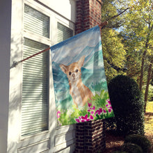 Load image into Gallery viewer, Mountian Flowers Chihuahua Flag Canvas House Size CK1983CHF