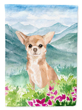 Load image into Gallery viewer, Mountian Flowers Chihuahua Flag Canvas House Size CK1983CHF