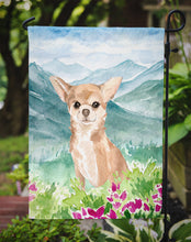 Load image into Gallery viewer, Mountian Flowers Chihuahua Garden Flag - Outdoor Decorative Yard Flag CK1983GF