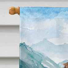 Load image into Gallery viewer, Mountian Flowers Chocolate Parti Cocker Spaniel Flag Canvas House Size CK1987CHF