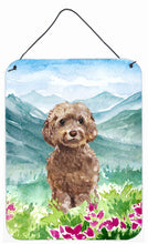 Load image into Gallery viewer, Mountian Flowers Labradoodle Wall or Door Hanging Prints CK1988DS1216