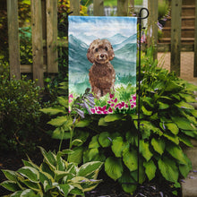 Load image into Gallery viewer, Mountian Flowers Labradoodle Garden Flag - Outdoor Decorative Yard Flag CK1988GF