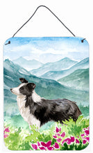 Load image into Gallery viewer, Mountian Flowers Border Collie Wall or Door Hanging Prints CK1990DS1216