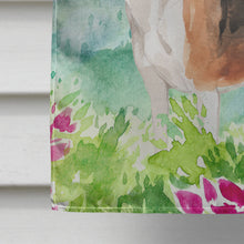 Load image into Gallery viewer, Mountian Flowers Beagle Flag Canvas House Size CK1994CHF