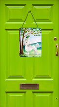 Load image into Gallery viewer, Under the Tree White Poodle Wall or Door Hanging Prints CK1999DS1216