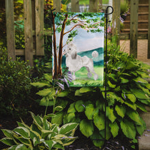 Load image into Gallery viewer, Under the Tree White Poodle Garden Flag - Outdoor Decorative Yard Flag CK1999GF