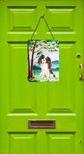 Load image into Gallery viewer, Under the Tree Tricolor Cavalier Spaniel Wall or Door Hanging Prints CK2001DS1216