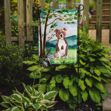 Load image into Gallery viewer, Under the Tree Red Staffie Garden Flag - Outdoor Decorative Yard Flag CK2003GF