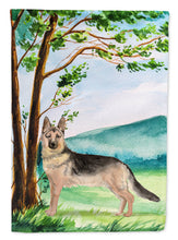 Load image into Gallery viewer, Under the Tree German Shepherd Flag Canvas House Size CK2012CHF