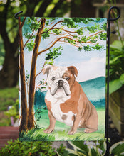 Load image into Gallery viewer, Under the Tree English Bulldog Garden Flag - Outdoor Decorative Yard Flag CK2014GF