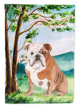 Load image into Gallery viewer, Under the Tree English Bulldog Garden Flag - Outdoor Decorative Yard Flag CK2014GF