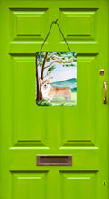 Load image into Gallery viewer, Under the Tree Corgi Wall or Door Hanging Prints CK2016DS1216