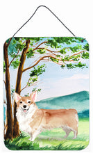 Load image into Gallery viewer, Under the Tree Corgi Wall or Door Hanging Prints CK2016DS1216