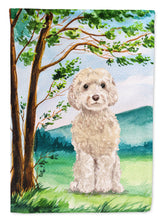 Load image into Gallery viewer, Under the Tree Goldendoodle Garden Flag - Outdoor Decorative Yard Flag CK2019GF