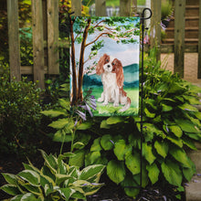 Load image into Gallery viewer, Under the Tree Blenheim Cavalier Spaniel Garden Flag - Outdoor Decorative Yard Flag CK2020GF