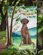 Load image into Gallery viewer, Under the Tree Chocolate Labrador Garden Flag - Outdoor Decorative Yard Flag CK2021GF