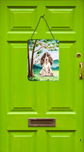 Load image into Gallery viewer, Under the Tree Chocolate Parti Cocker Spaniel Wall or Door Hanging Prints CK2022DS1216