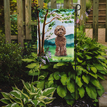 Load image into Gallery viewer, Under the Tree Labradoodle Garden Flag - Outdoor Decorative Yard Flag CK2023GF