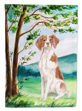 Load image into Gallery viewer, Under the Tree Brittany Spaniel Garden Flag - Outdoor Decorative Yard Flag CK2024GF