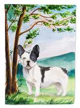 Load image into Gallery viewer, Under the Tree French Bulldog Flag Canvas House Size CK2026CHF