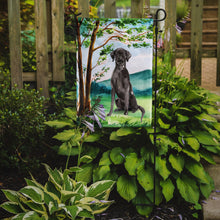 Load image into Gallery viewer, Under the Tree Black Labrador Garden Flag - Outdoor Decorative Yard Flag CK2027GF