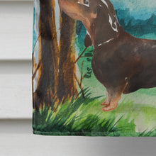 Load image into Gallery viewer, Under the Tree Dachshund Flag Canvas House Size CK2028CHF