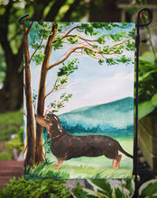 Load image into Gallery viewer, Under the Tree Dachshund Garden Flag - Outdoor Decorative Yard Flag CK2028GF