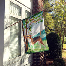 Load image into Gallery viewer, Under the Tree Beagle Flag Canvas House Size CK2029CHF