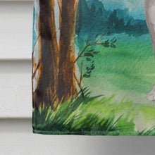 Load image into Gallery viewer, Under the Tree Staffordshire Bull Terrier Flag Canvas House Size CK2032CHF