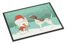 Load image into Gallery viewer, German Shorthair Snowman Christmas Doormat - 18x27 Decorative Floor Mat – Indoor/Outdoor Rug with Artistic Flair CK2045MAT