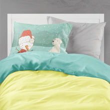 Load image into Gallery viewer, Yellow Labrador Snowman Christmas  Standard Pillowcase – Artistic Decorative Front, White Back CK2049PILLOWCASE