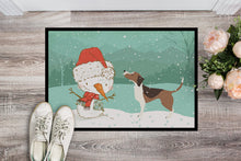 Load image into Gallery viewer, Beagle Snowman Christmas Doormat - 18x27 Decorative Floor Mat – Indoor/Outdoor Rug with Artistic Flair CK2052MAT