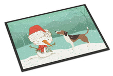 Load image into Gallery viewer, Beagle Snowman Christmas Doormat - 18x27 Decorative Floor Mat – Indoor/Outdoor Rug with Artistic Flair CK2052MAT