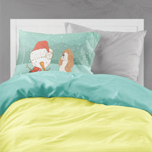 Load image into Gallery viewer, Red Spaniel Snowman Christmas  Standard Pillowcase – Artistic Decorative Front, White Back CK2072PILLOWCASE
