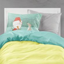 Load image into Gallery viewer, Whippet Snowman Christmas  Standard Pillowcase – Artistic Decorative Front, White Back CK2079PILLOWCASE