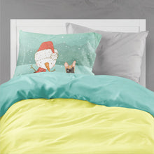 Load image into Gallery viewer, Fawn French Bulldog Snowman Christmas  Standard Pillowcase – Artistic Decorative Front, White Back CK2086PILLOWCASE